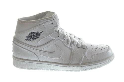 Nike Sportswear macho Air Jordan 1 Mid Zapatillas MID, color Blanco, talla 42.5 EU