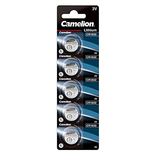 Camelion 13005632 – Botón de Litio, CR1632, 5