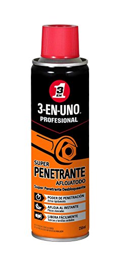 3 EN UNO Profesional 34528 - Super Penetrante aflojatodo en Spray, Transparente - 250 ml