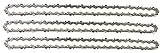 3 tallox cadenas de sierra 3/8' 1,3 mm 52 eslabones 35 cm full-chisel compatible con Oregon Bosch Dollmar Hitachi Echo Einhell Makita Husqvarna y otras