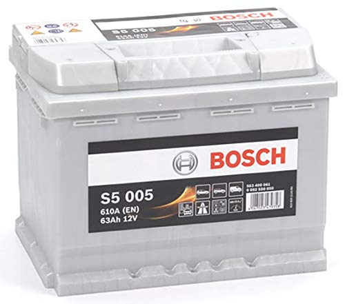 Bosch S5005 Batería de coche 63A/h 610A tecnología de plomo-ácido para vehículos sin sistema Start y Stop