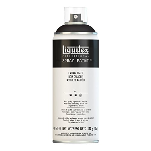Liquitex - Acrílico en Spray, 400 ml, Negro (Negro Carbon)