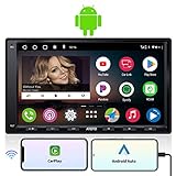 [Nuevo] ATOTO A6 PF 2 DIN Android Radio, CarPlay inalámbrico, Android Auto, Pantalla táctil de 7 Pulgadas Autoradio, 2 Bluetooth, Conexión a Internet WiFi/BT/USB, HD LRV, 2G+32GB, A6G2A7PF