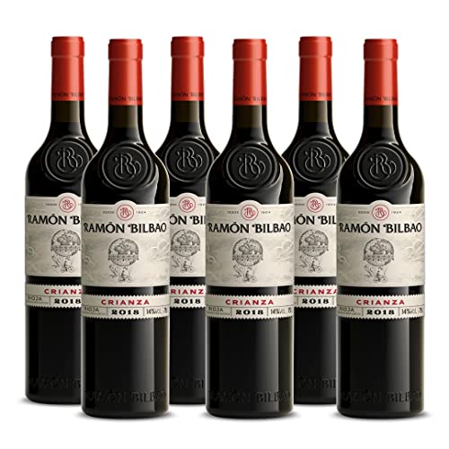 Ramón Bilbao Crianza - Vino tinto D.O. La Rioja, 100% Tempranillo - Estuche 6 botellas X 750ml