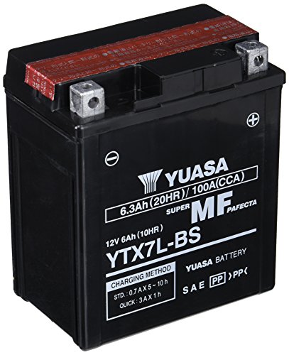 Yuasa YTX7L-BS, Batería sin Mantenimiento, 12V
