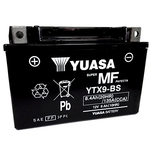 Yuasa - YTX9-BS - Batería de 12 V y 8 Ah