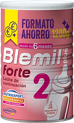 Blemil Plus 2 Forte - Leche de Continuación en polvo, Desde los 6 Meses, 1200g