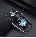 Modificado Universal Boutique Smart Remote Key Pantalla LCD Pantalla para llave inteligente sin llave Vehículo BMW Benz Audi Jeep Hyundai Kia … (negro)