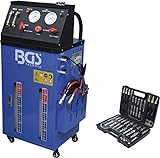 BGS 7082 | Dispositivo de cambio/limpieza de aceite de la caja de cambios automática con juego de adaptadores