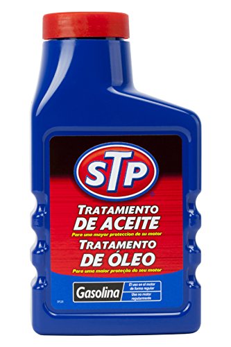 STP - Aditivo aceite gasolina - Fortalece el aceite del motor con aditivos: mejora viscosidad, antidesgaste, antifricción y antioxidación - 300ml