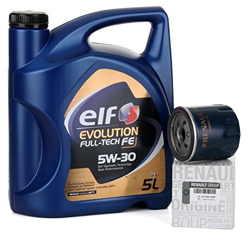 Duo Servicio - Elf Evolution Full Tech 5W-30 5 lts + Filtro aceite Original 152089599