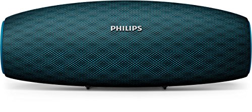 Philips Everplay BT7900A - Altavoz Bluetooth (Potente y portátil de pie, Resistente al Agua, con micrófono, Correa USB) Color Azul