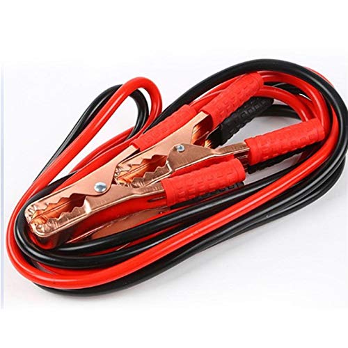 HXFANG A Partir 500AMP Auto Booster teleférico Cable de Puente de Carga de energía de Emergencia batería de Refuerzo del Cable de Alambre de Cobre con la Abrazadera del Clip (Color : Red)