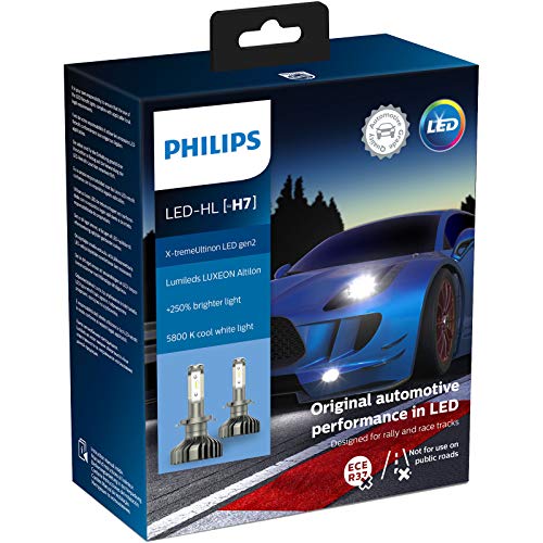 Philips automotive lighting 11972XUWX2 X-tremeUltinon gen2 LED Faros Delanteros (H7), 5.800K, Set de 2