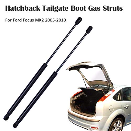 Flamedre – Barra de apoyo de gas para portón trasero, muelle de gas para Ford Focus MK2 2005 – 2010 Hatchback portón trasero, 2 unidades
