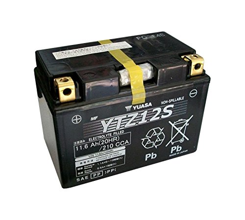 Batería GEL-YUASA YAMAHA 530 ccm T-Max TMAX año de construcción 2012-2017 (YTZ12S)