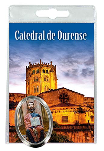 Imán de la Catedral de Ourense con una oración en español