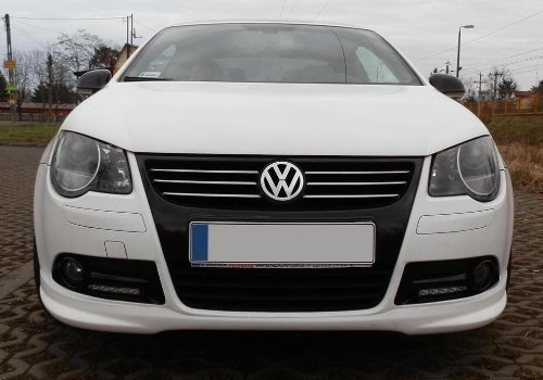 Volkswagen VW Eos Cabrio Coupé frontal Alerón Labio Spoiler Tuning